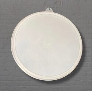 Tupperware Replacement Lid 228 Fits 235 265 271 3056 4864 6.75" Sheer White USA